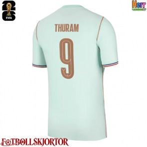 Frankrike Marcus Thuram #9 Bortatröja VM 2026 Kortärmad
